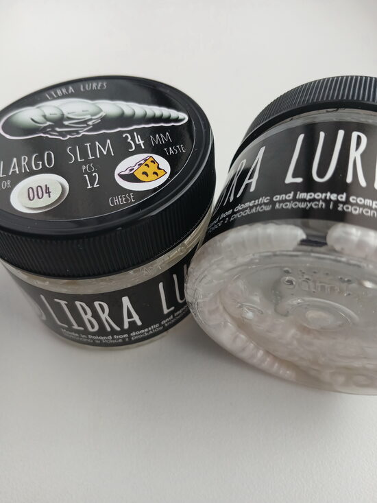 Largo Slim 34mm, 004-Silver Pearl, 0,6gr, Cheese, 12psc/pack